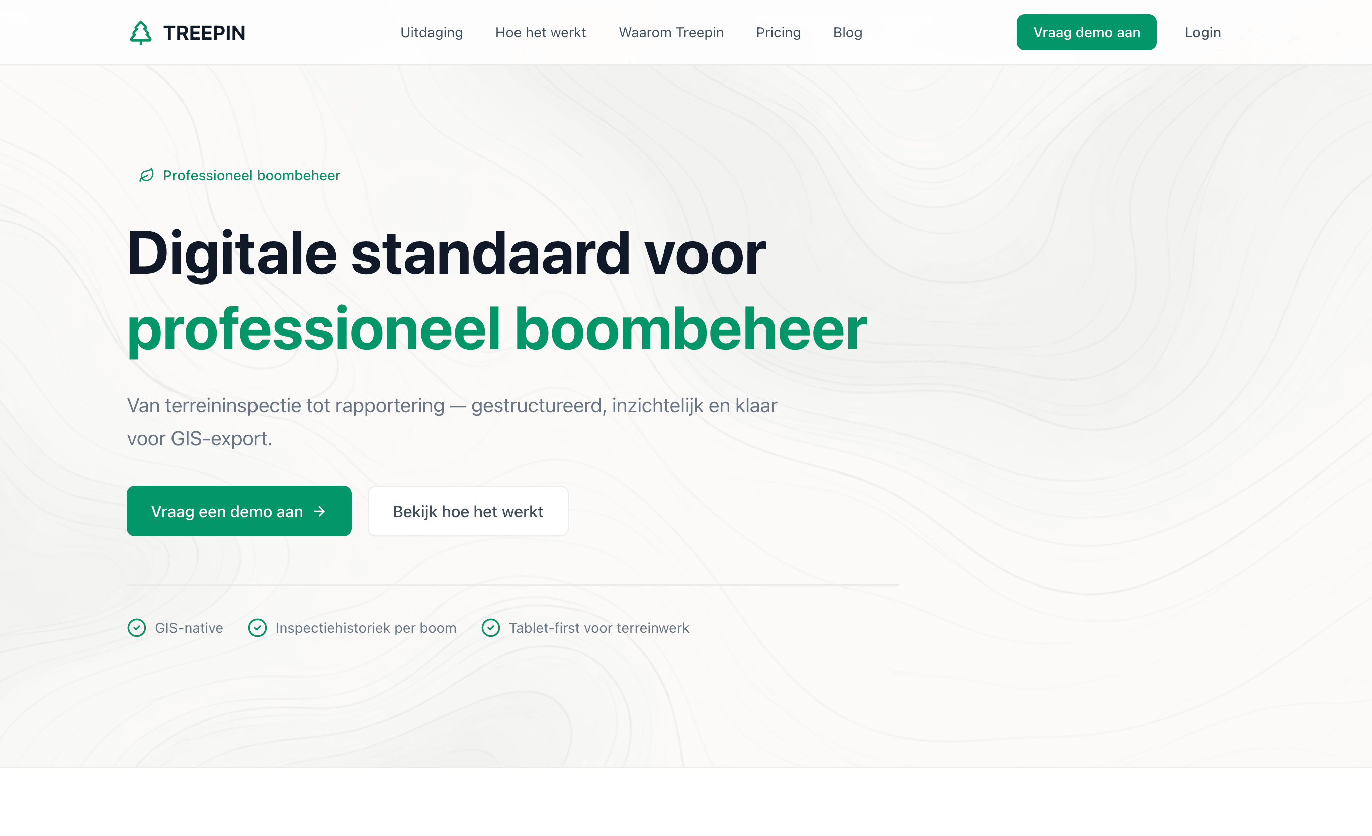 Treepin - Boombeheer software